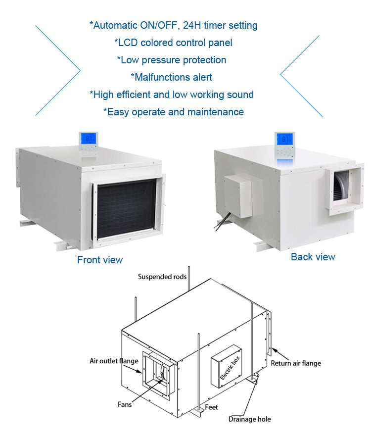 Dehumidifier 360L-480L Ceiling Type