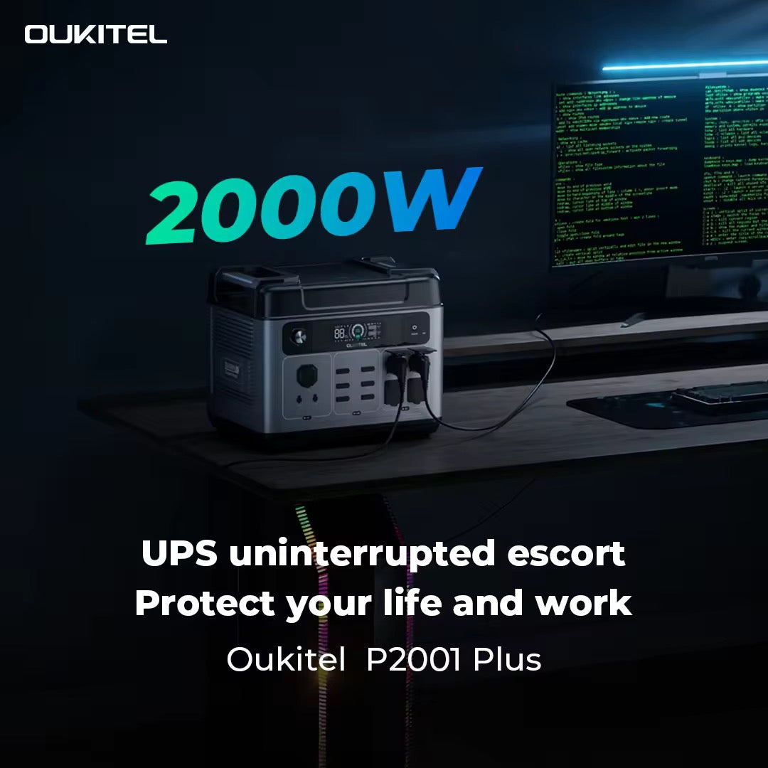 Oukitel P20001 Plus 2048Wh Solar Power Station