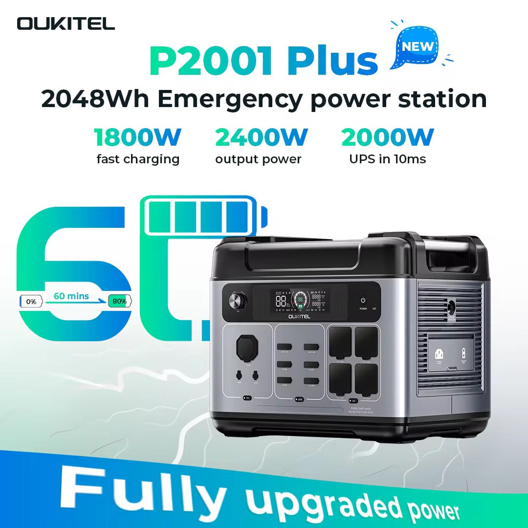 Oukitel P20001 Plus 2048Wh Solar Power Station