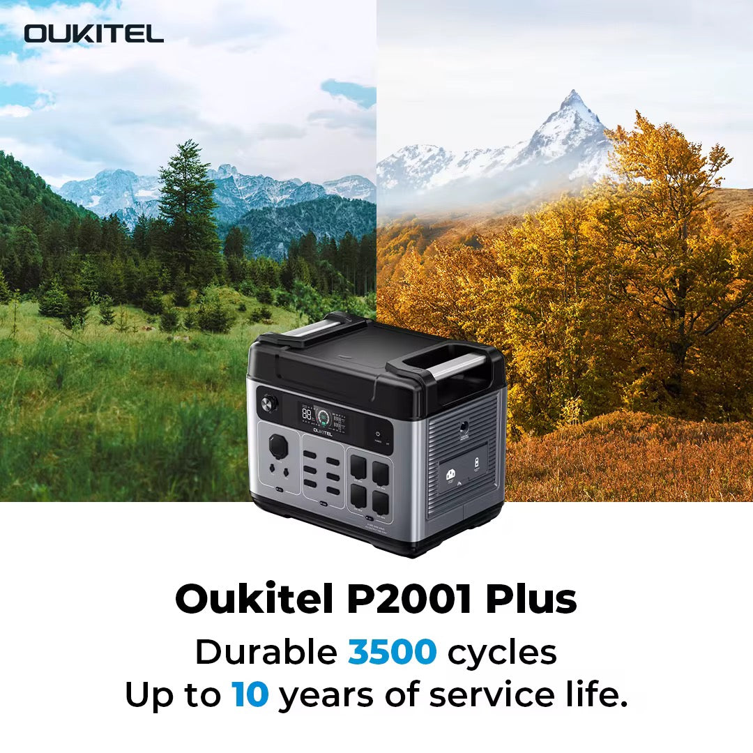 Oukitel P20001 Plus 2048Wh Solar Power Station